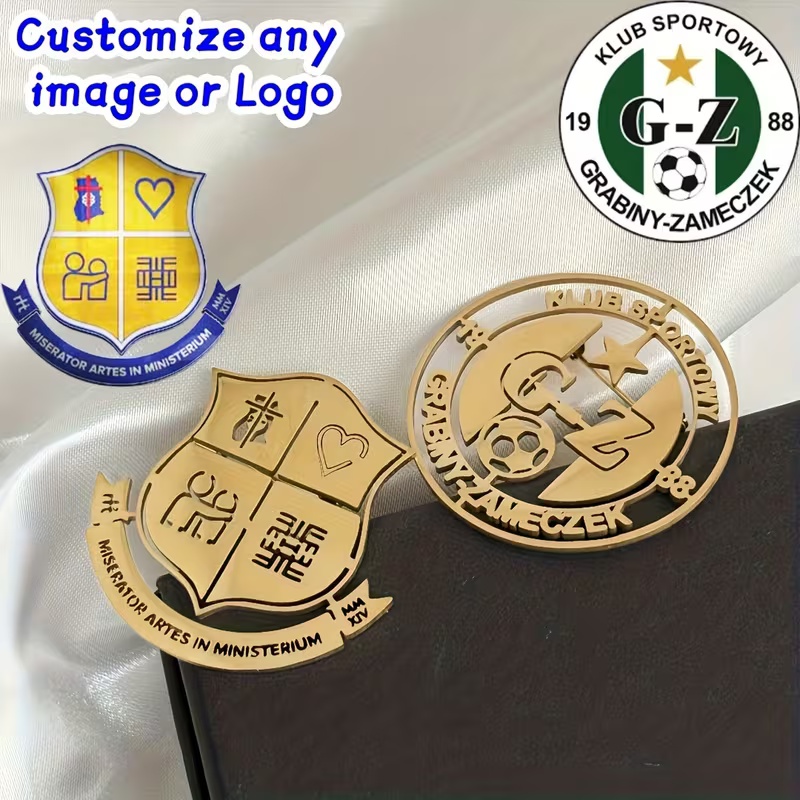 Women Accessories Logo - Spilla con logo personalizzato, semplice e