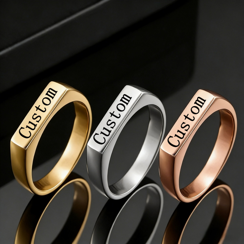 Women Accessories Logo - Anello Personalizzato con Nome e Foto