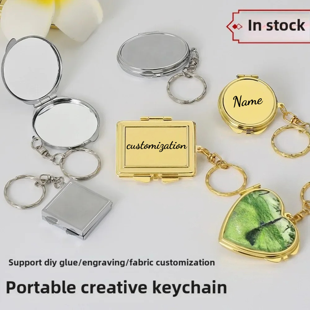 Women Accessories Logo - LOGO personalizzato Nome Portachiavi a specchio