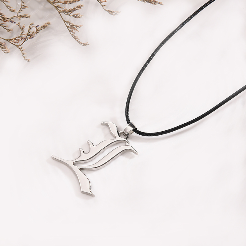 Women Accessories Logo - Anime Death Note L Logo Collana