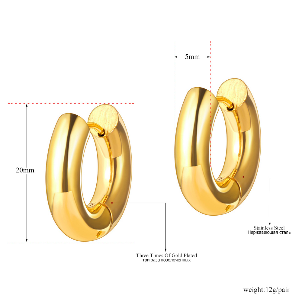 Lokaer Orecchini Huggie in acc - Wrap Ring Gold recensione e prezzo