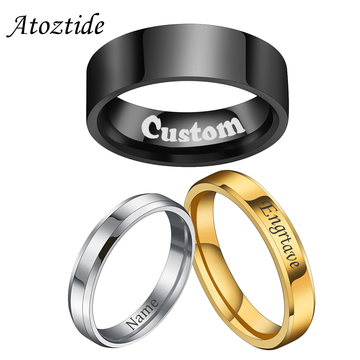 Atoztide 4/6/8mm Personalizzat - Wrap Ring Gold recensione e prezzo