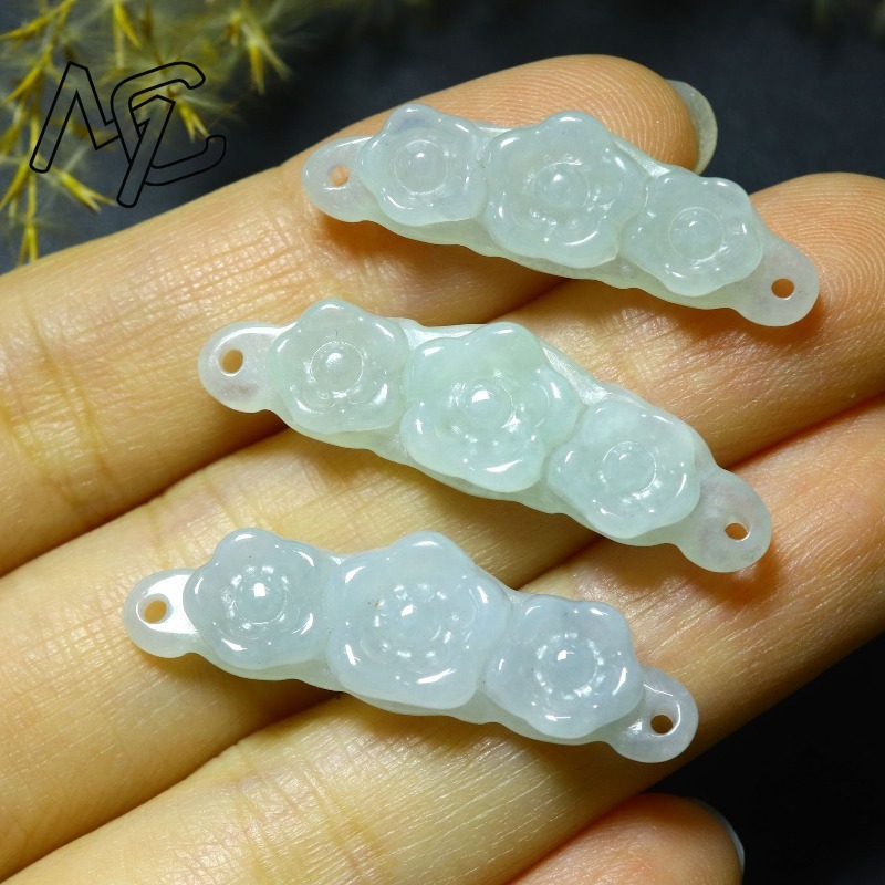 1 Pezzo Fiore in Giada Natural - Women'S Accessories Jewelry recensione e prezzo