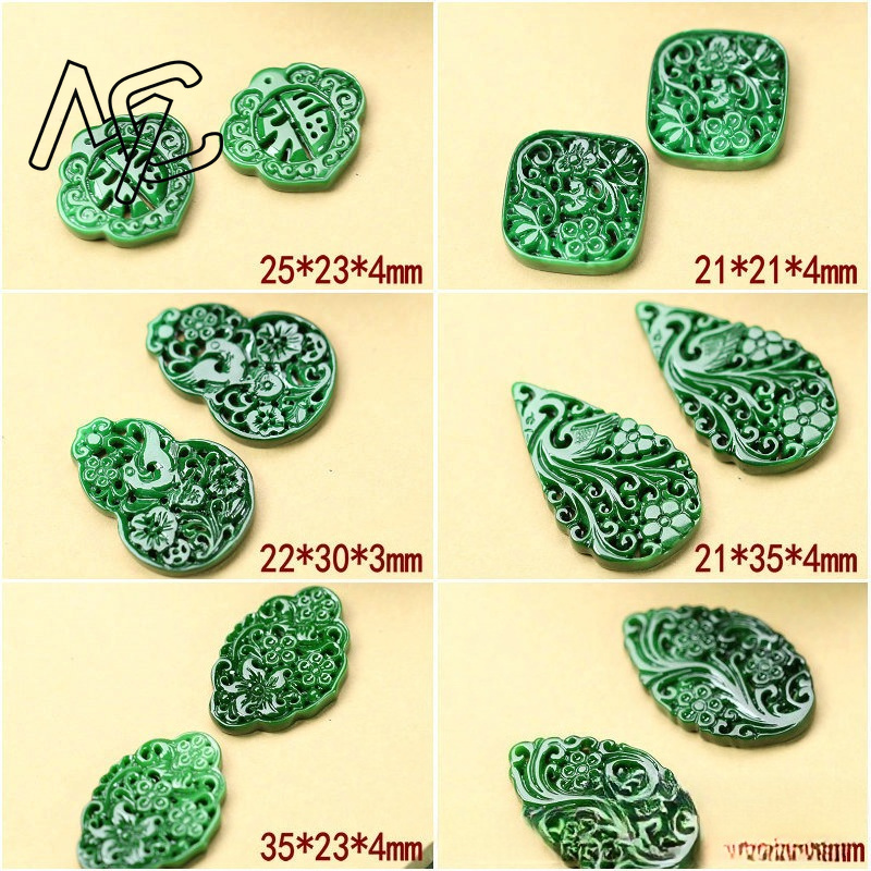 2 Pezzi DIY Smeraldo Verde Nat - Women'S Accessories Jewelry recensione e prezzo