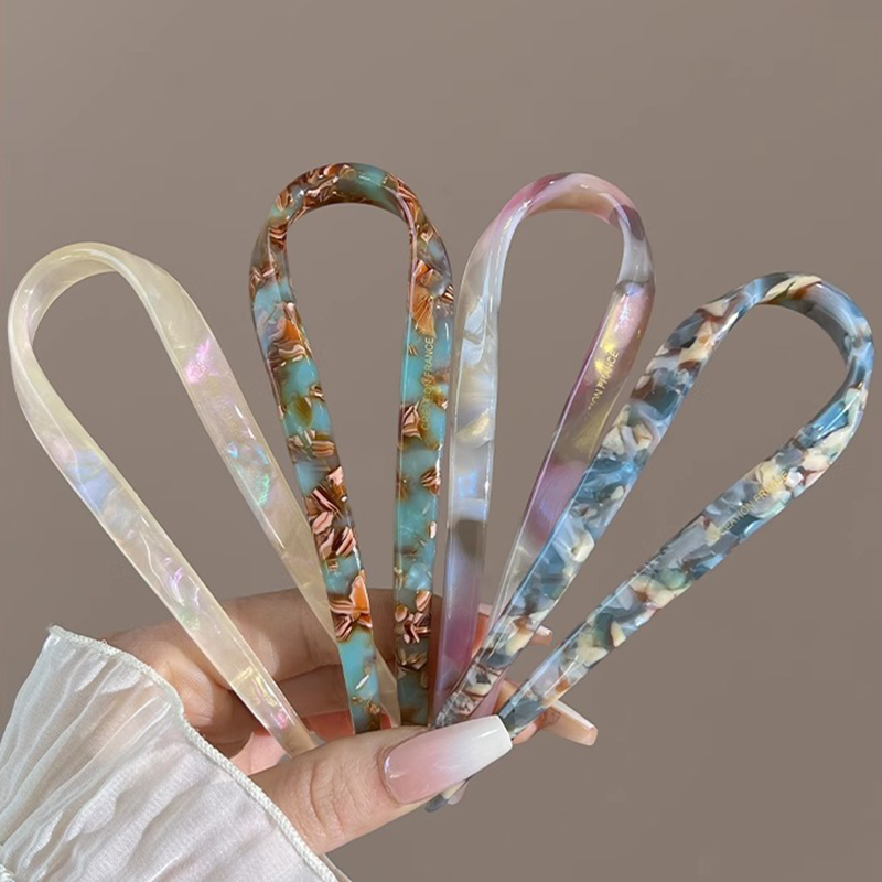 Forcine a U in Acetato Acrilic - Women Knight Accessories recensione e prezzo