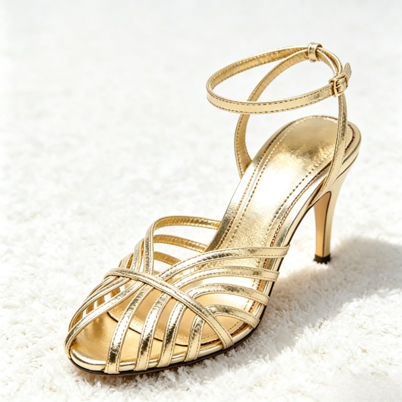Sandalo sexy con tacco alto a  - Wrap Ring Gold recensione e prezzo