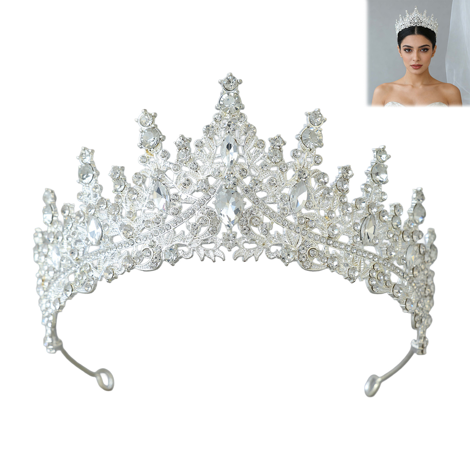 Corona Nuziale Scintillante co - Women'S Accessories Jewelry recensione e prezzo